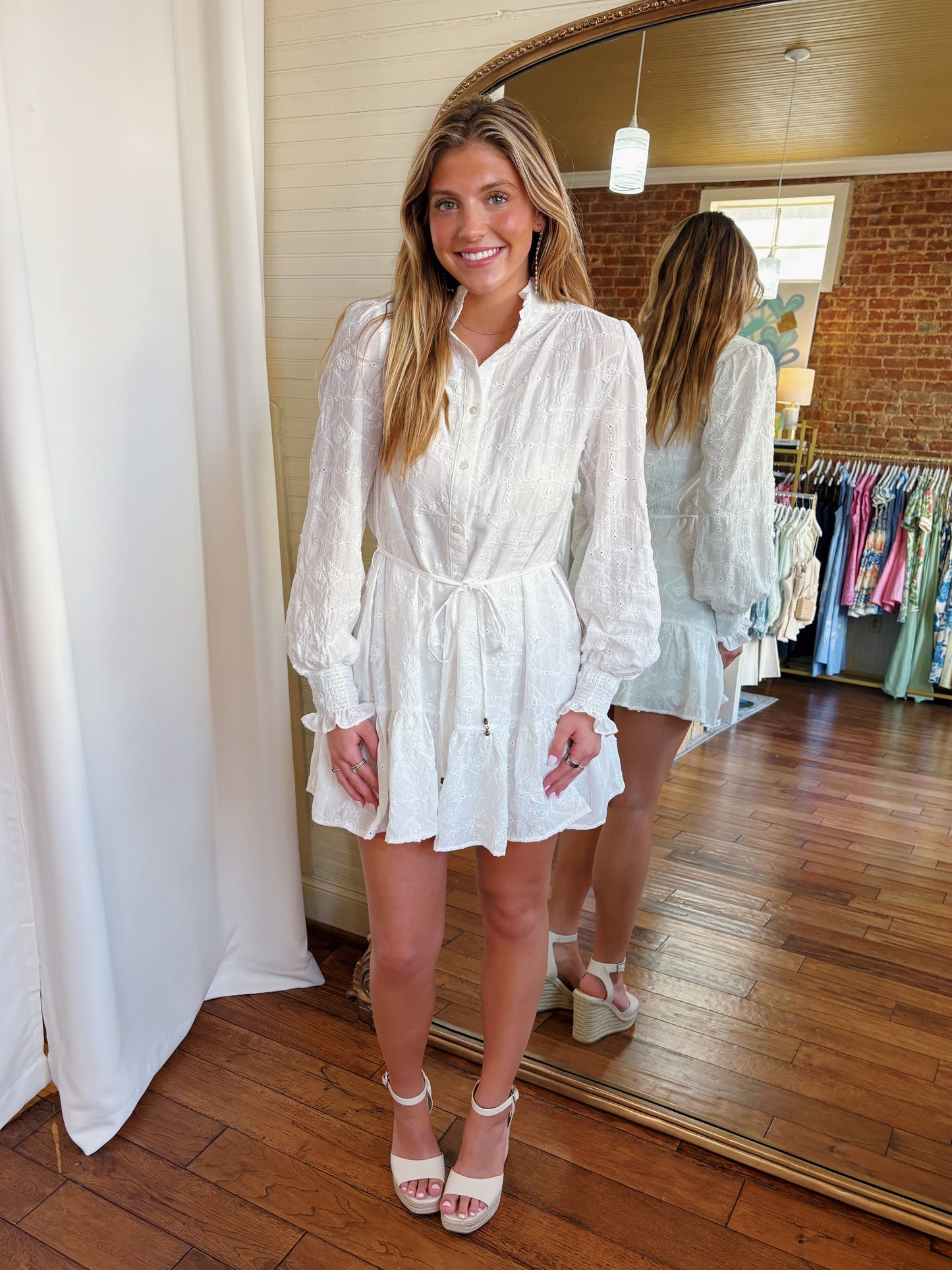 HOPE DRESS- OFF WHITE