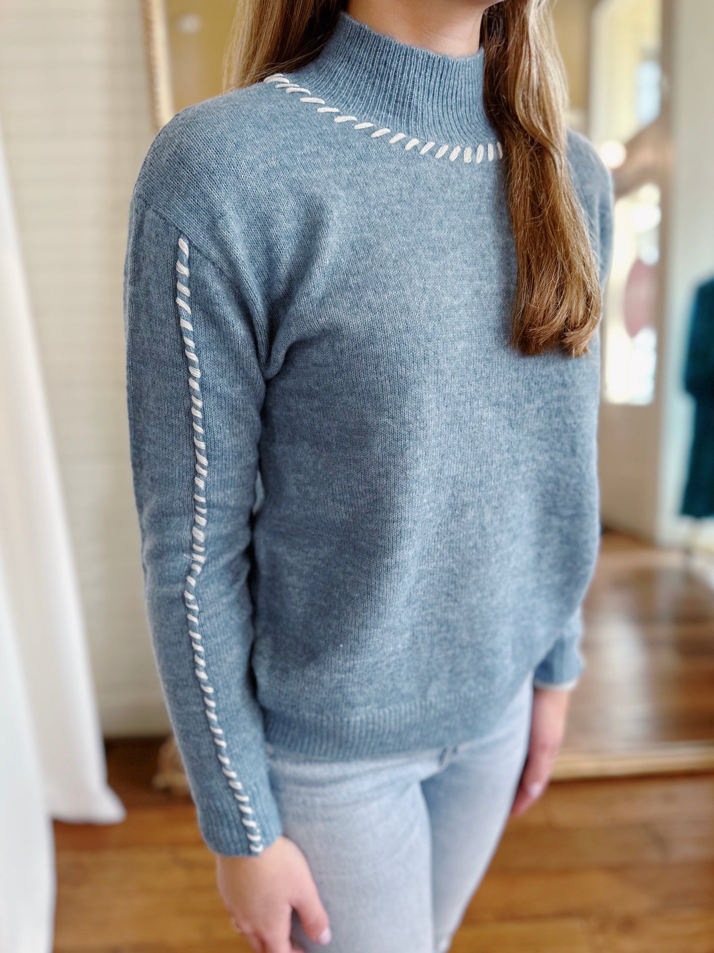 BRITT SWEATER- DUSTY