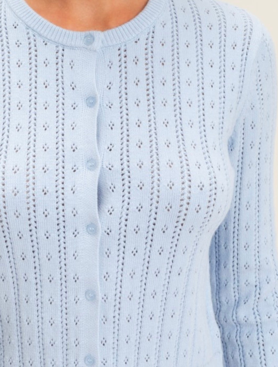 ICE BLUE CARDIGAN