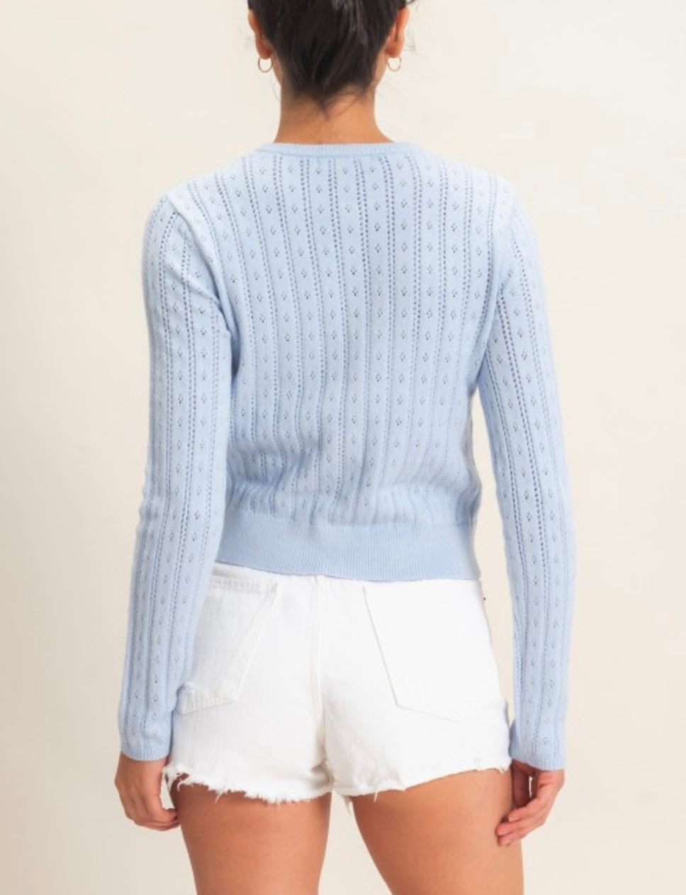 ICE BLUE CARDIGAN