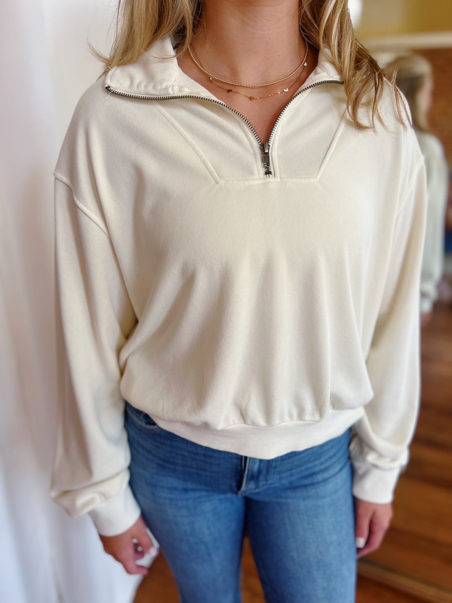 COZY DREAMS PULLOVER- CREAM