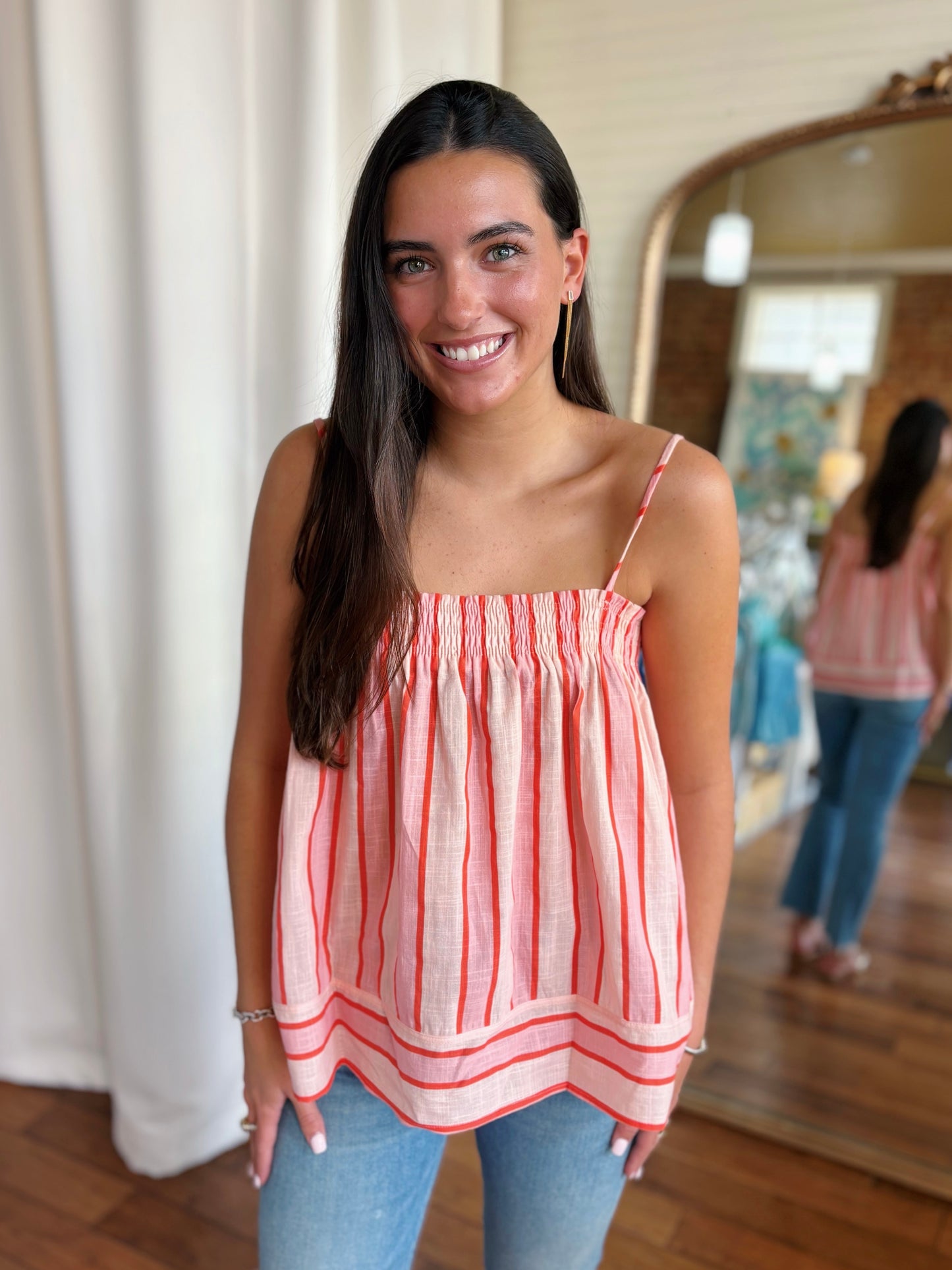 INDIE TOP- BLUSH