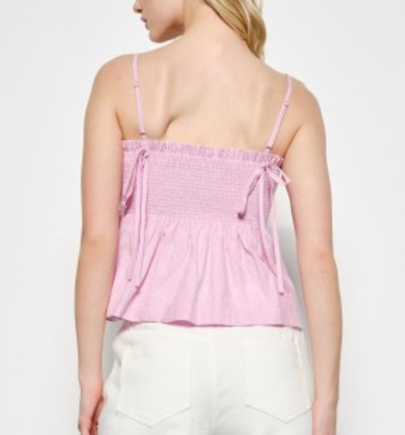 BRYNN CAMI TOP- PINK