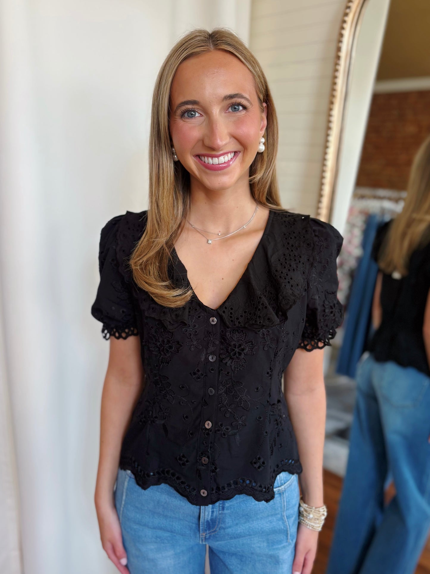 ZELDA TOP- BLACK