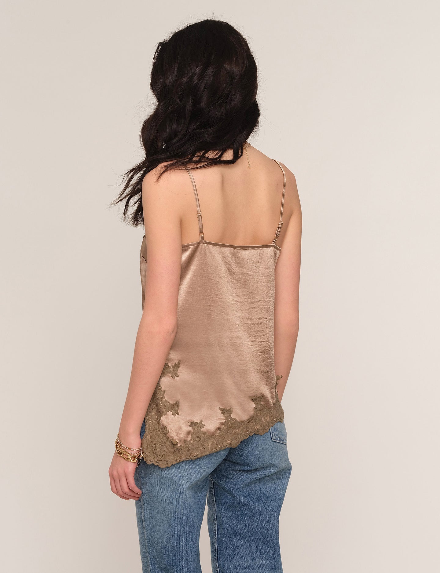 LIBBY CAMI TOP- FAWN