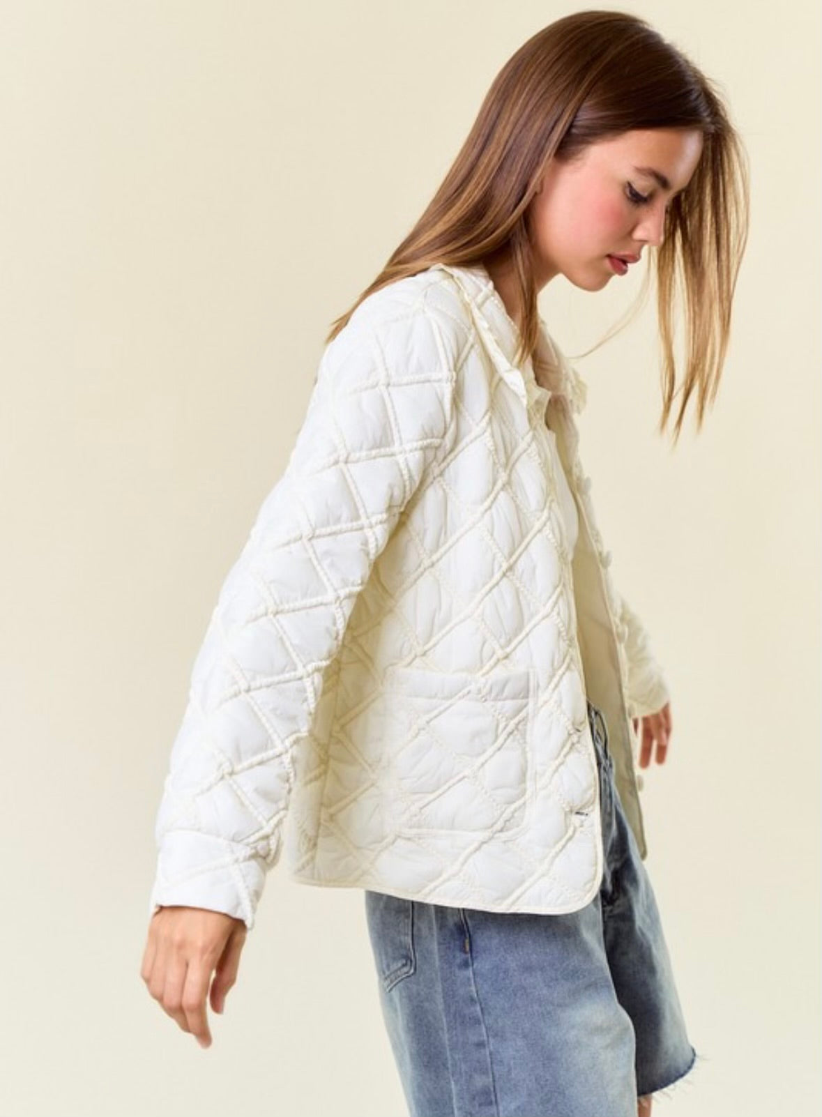 QUINN JACKET IVORY