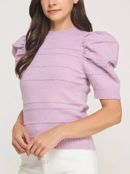 LILAC SWEATER TOP