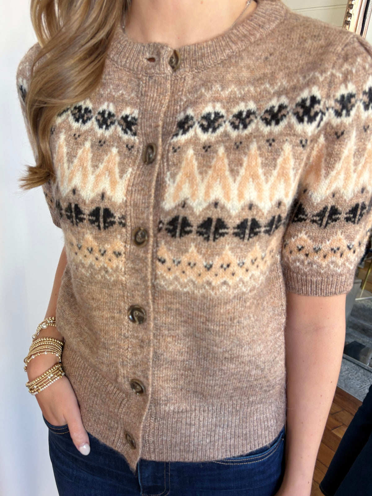 POSITANO CARDI- TAUPE