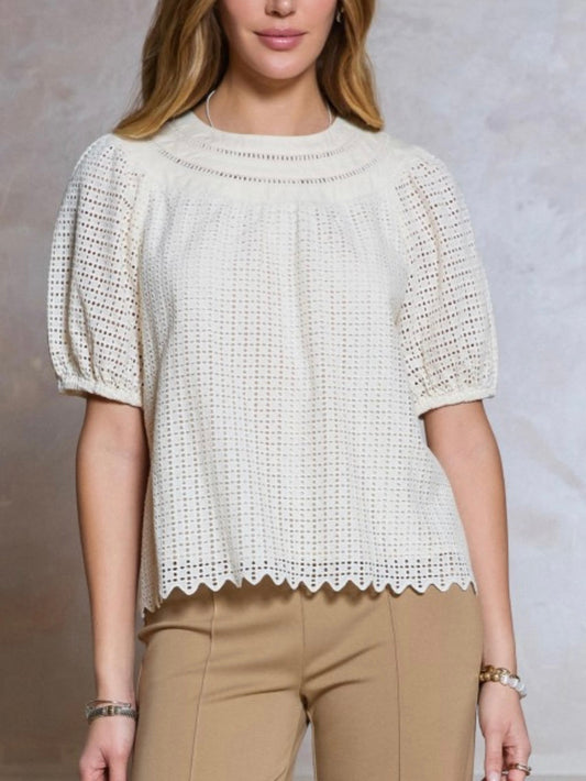 SANDERS TOP- NATURAL