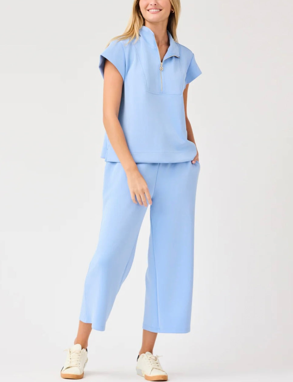 MARY SQUARE CLOUDSILK SET- BLUE