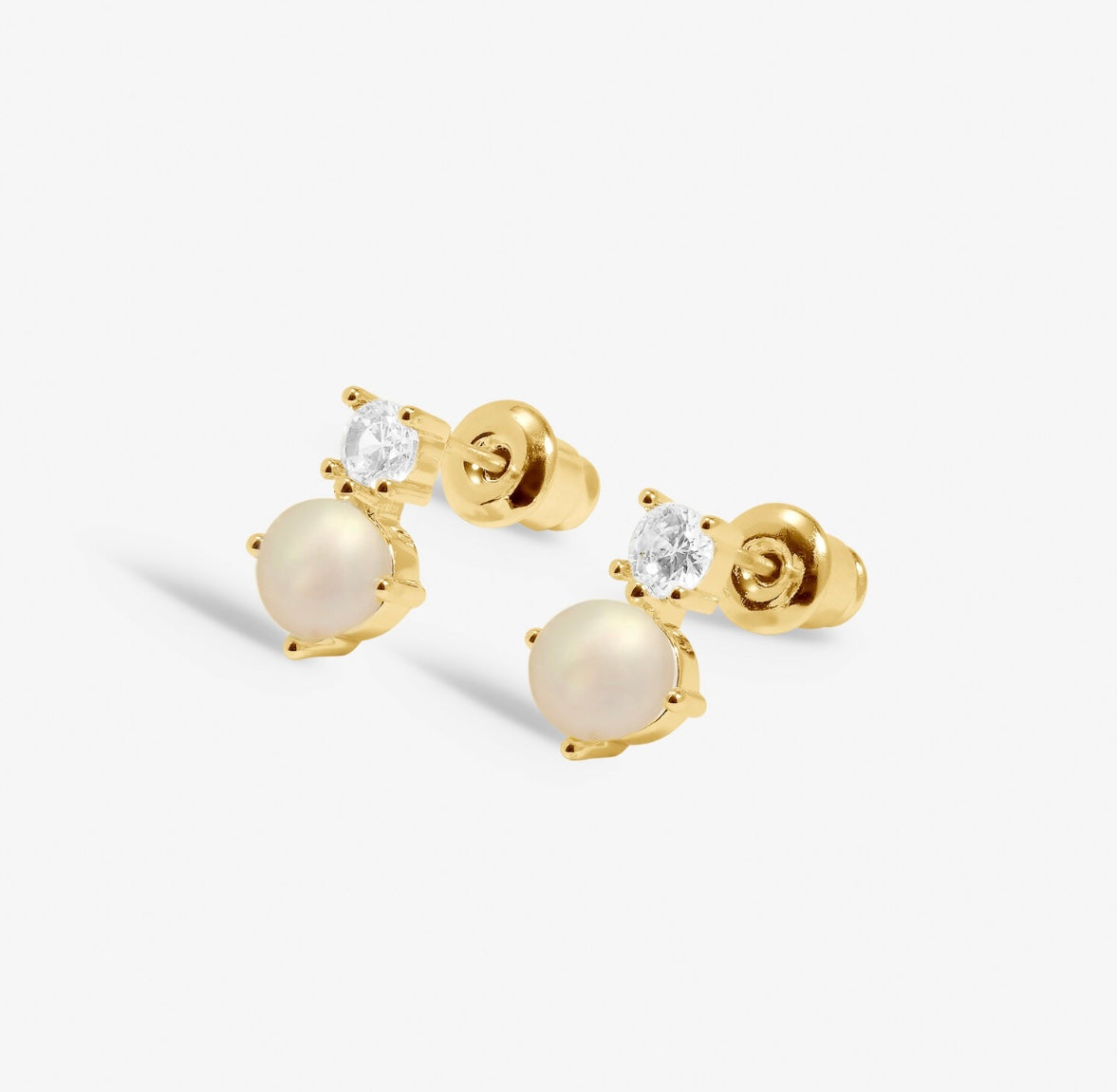 HALO PEARL STUDS