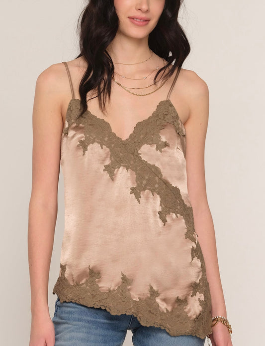 LIBBY CAMI TOP- FAWN