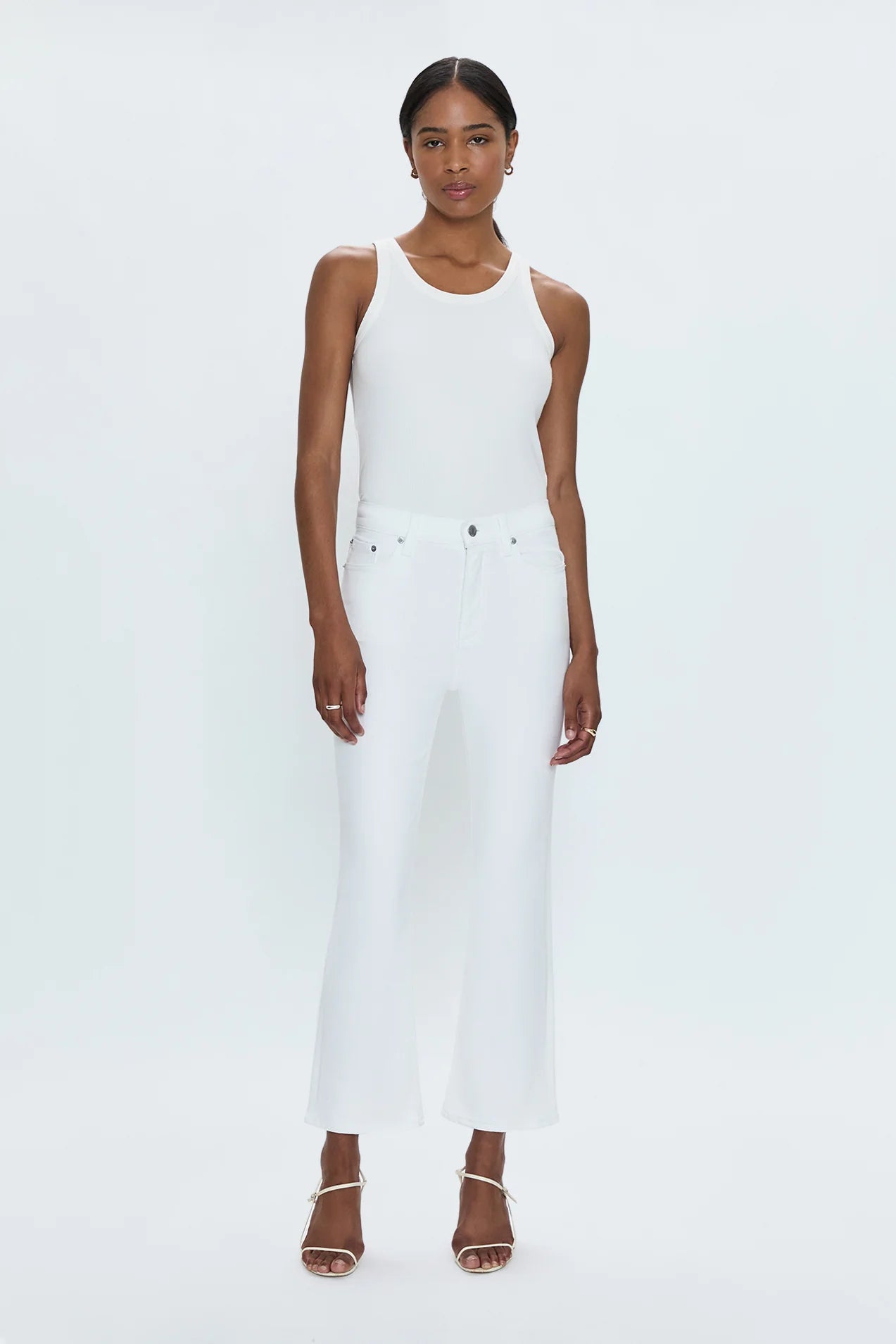 PISTOLA LENNON HIGH RISE BOOT CUT JEAN- VIVID WHITE