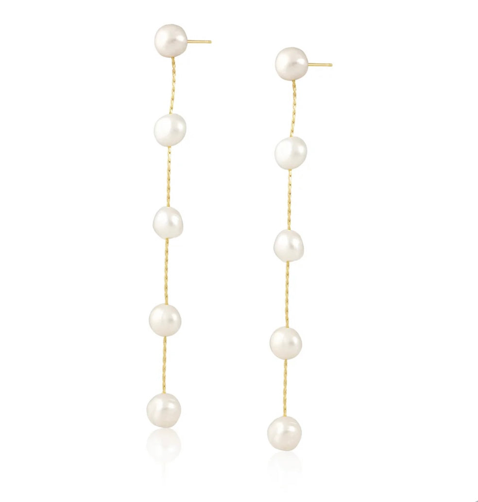 VALENTINA PEARL DROP EARRINGS