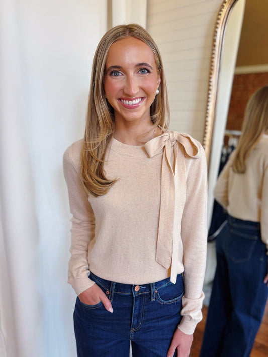 LISSA SWEATER- BUFF
