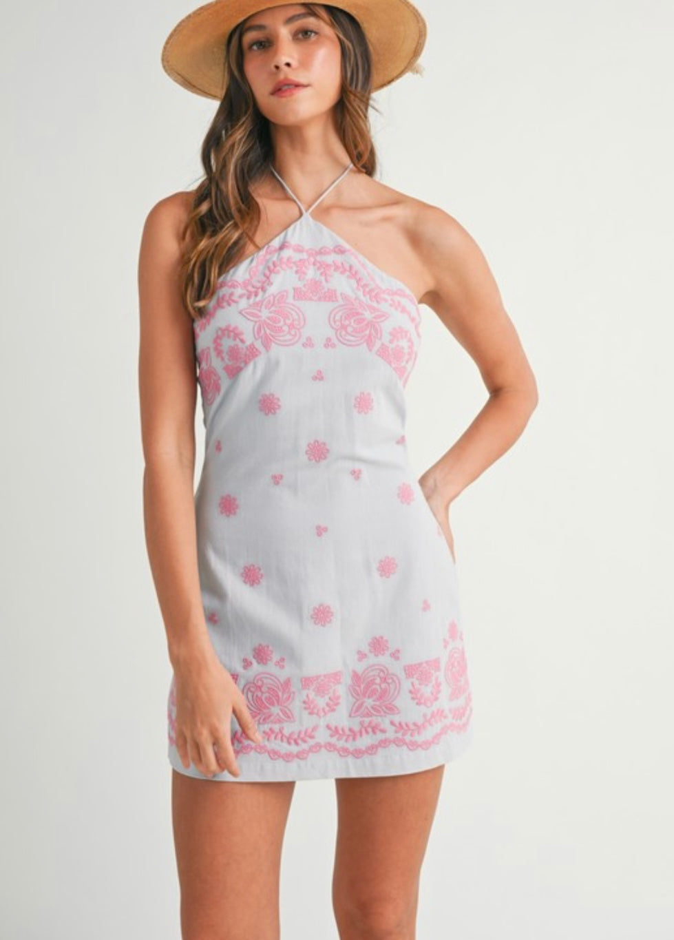 HANNAH HALTER DRESS