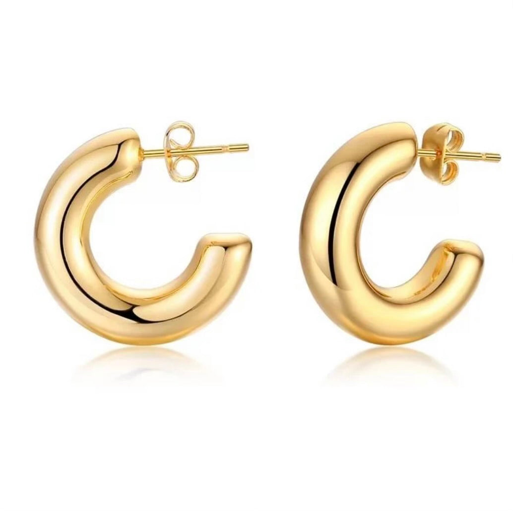 CHLOE MINI HOOPS GOLD