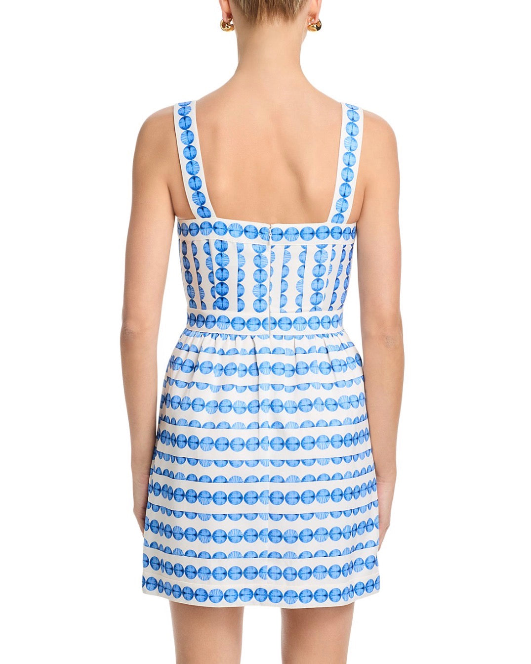 FRENCH CONNECTION STRUCTURED TAFFETA MINI DRESS