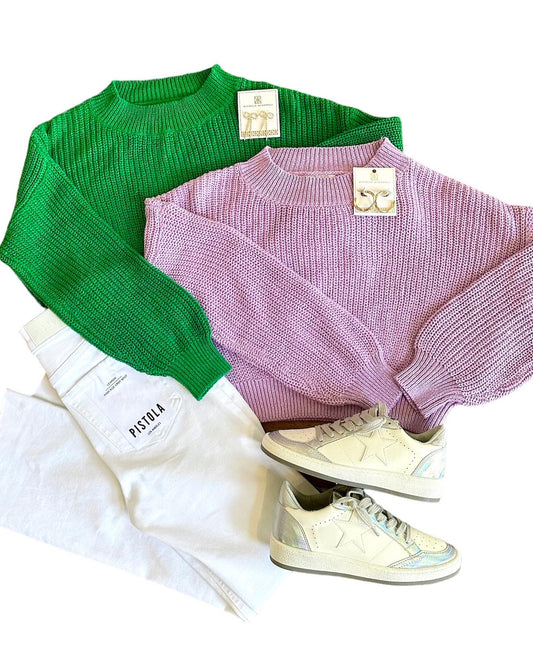 SYDNEY SWEATER- GREEN