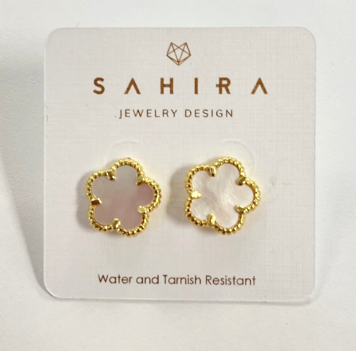 SAHIRA ADELINE CLOVER EARRINGS 15MM