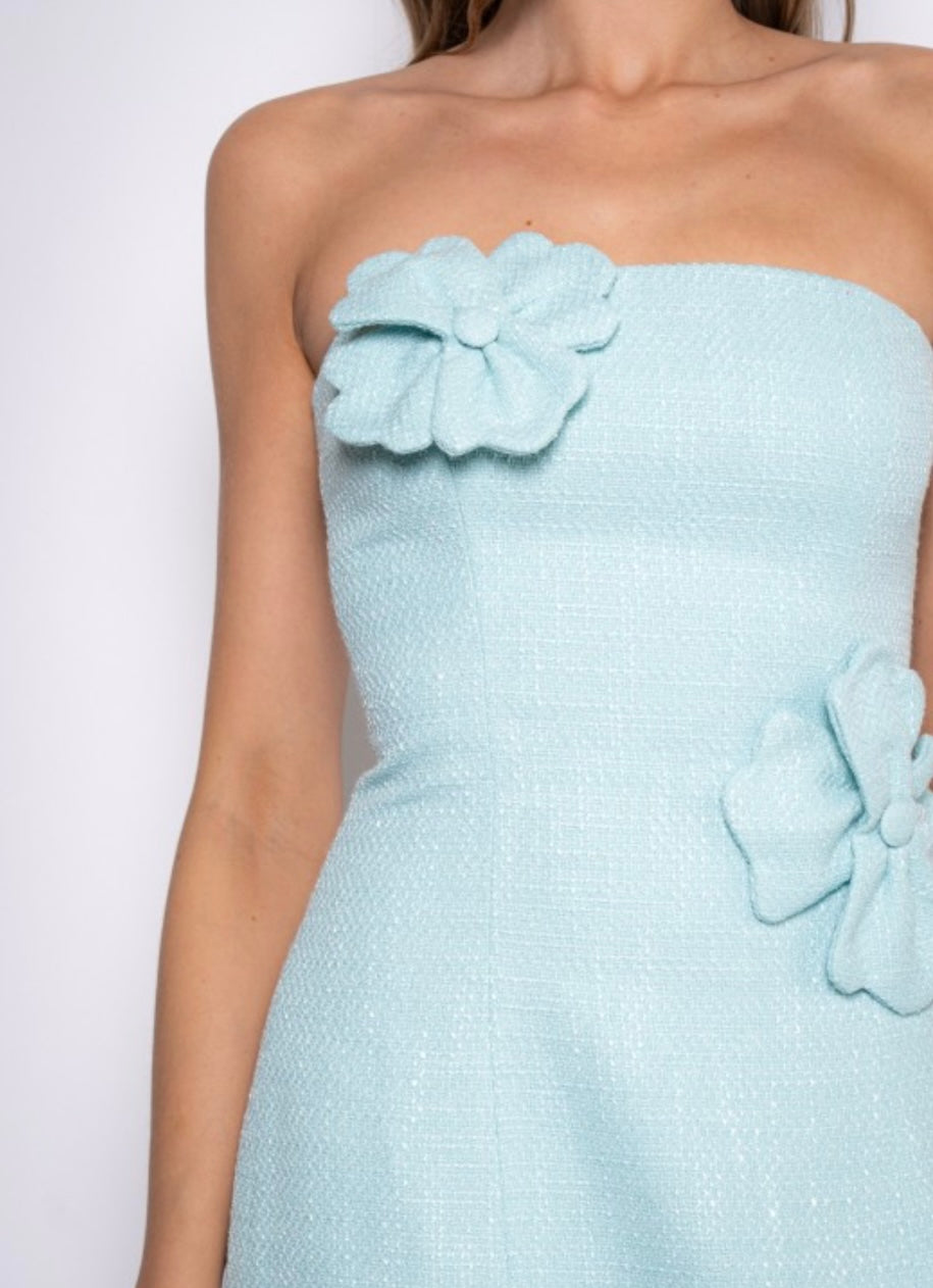 AQUA MINI DRESS