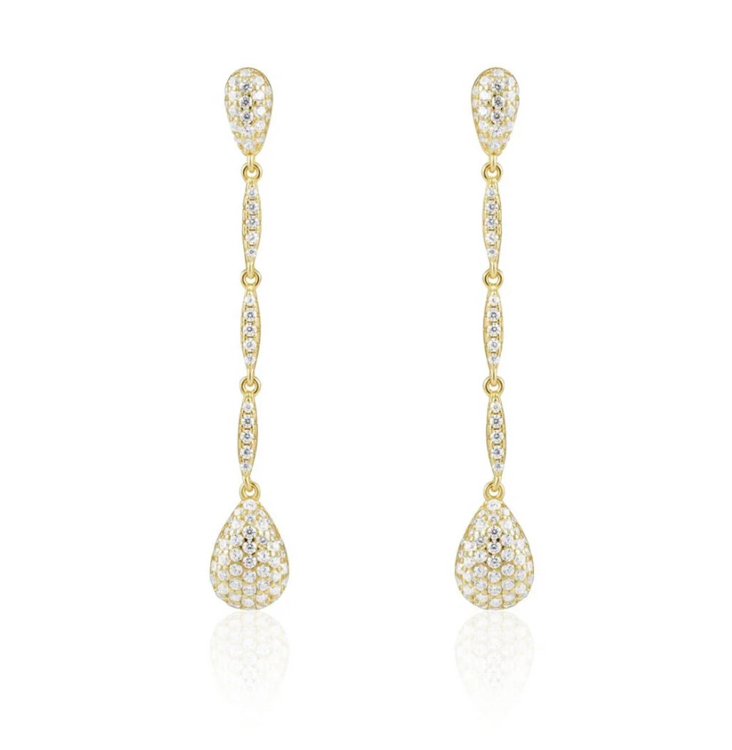 ALINA CZ DROP EARRINGS