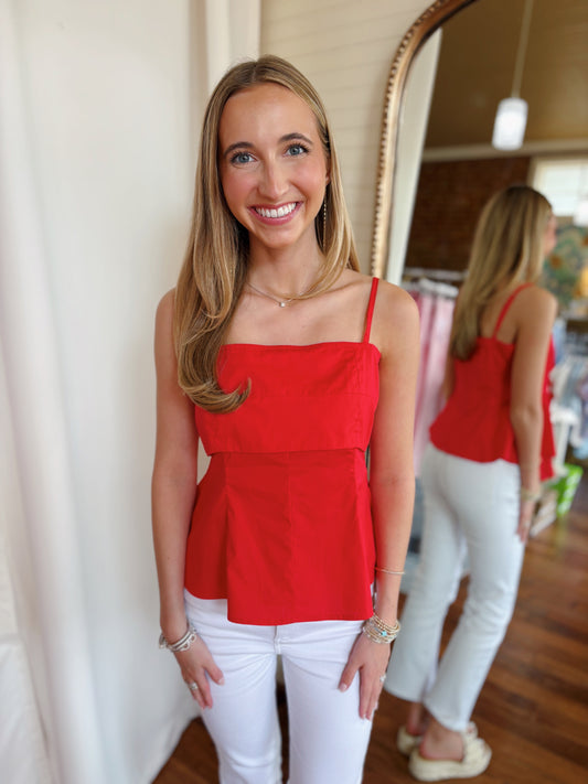 HAVEN TOP- RED