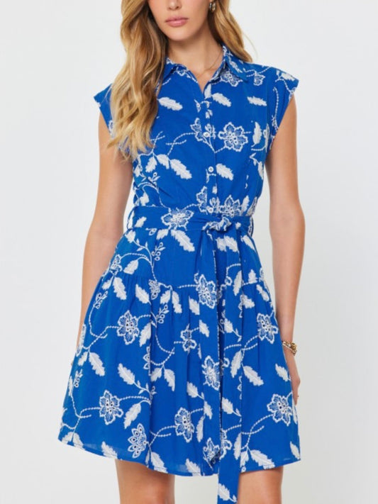 STORY EMBROIDERY DRESS