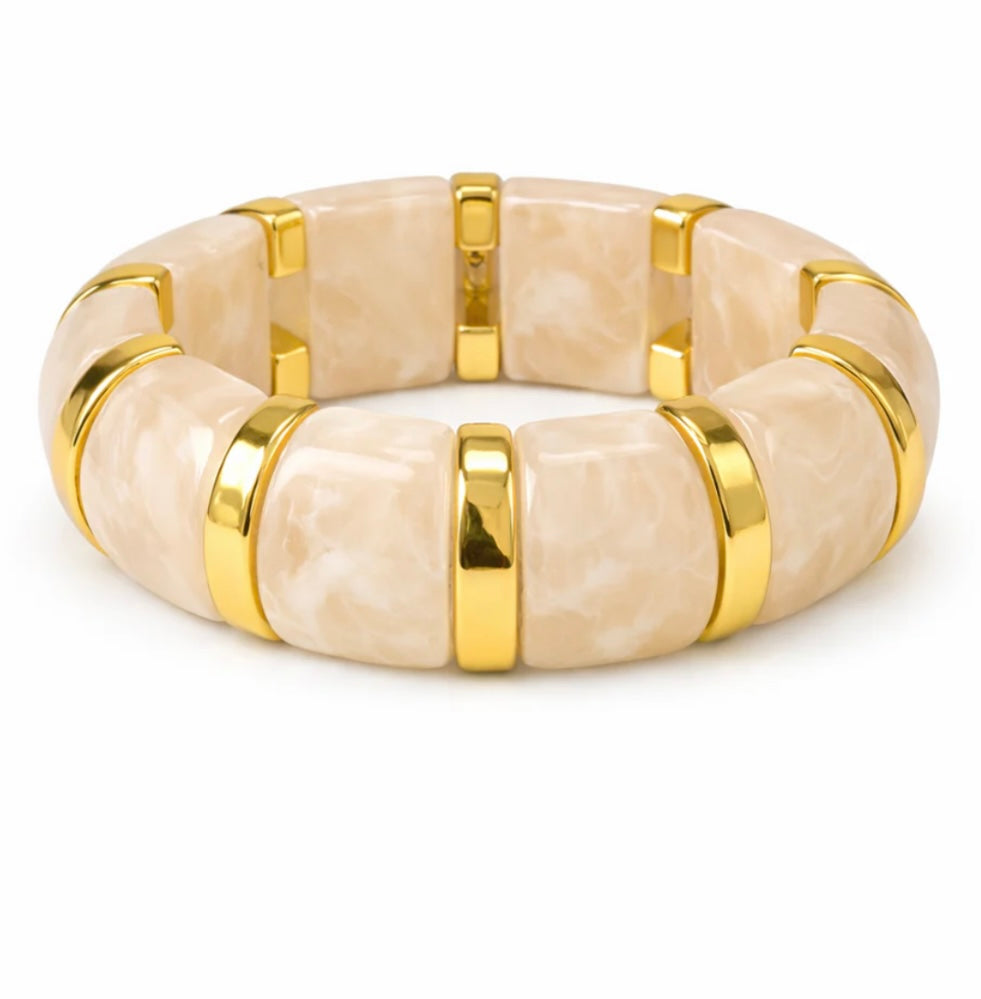 VERONA BANGLE- BEIGE