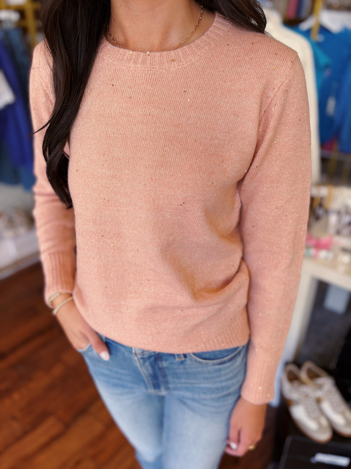 AUDREY SWEATER- PINK