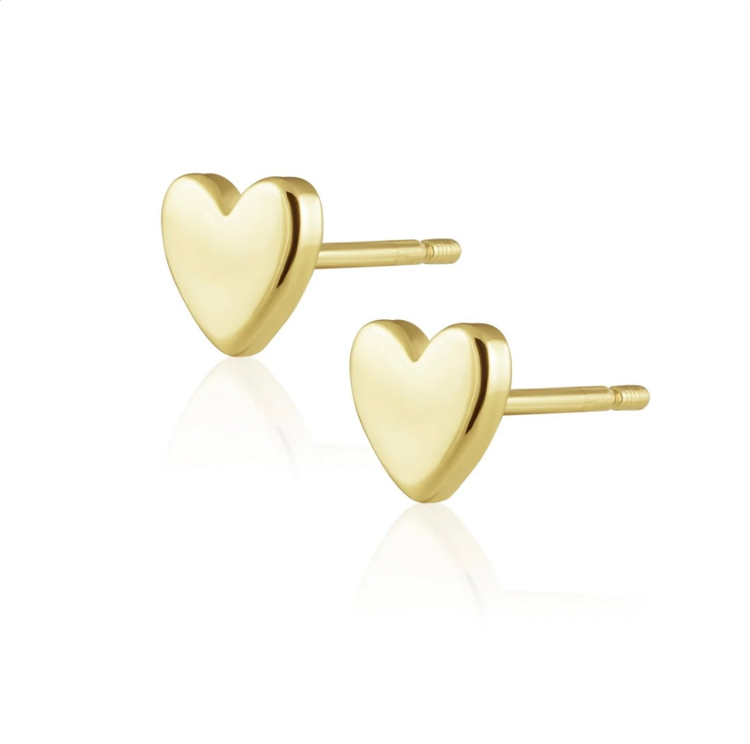 SOLID HEART STUDS