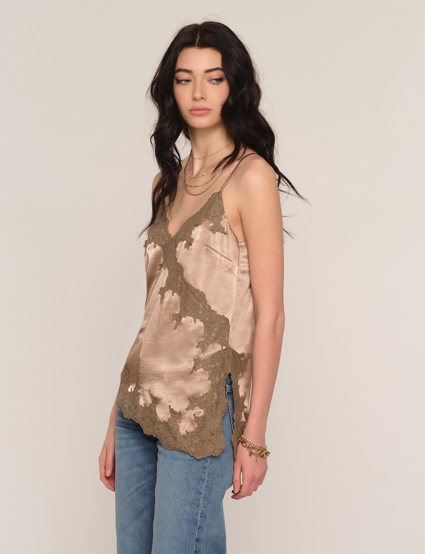 LIBBY CAMI TOP- FAWN