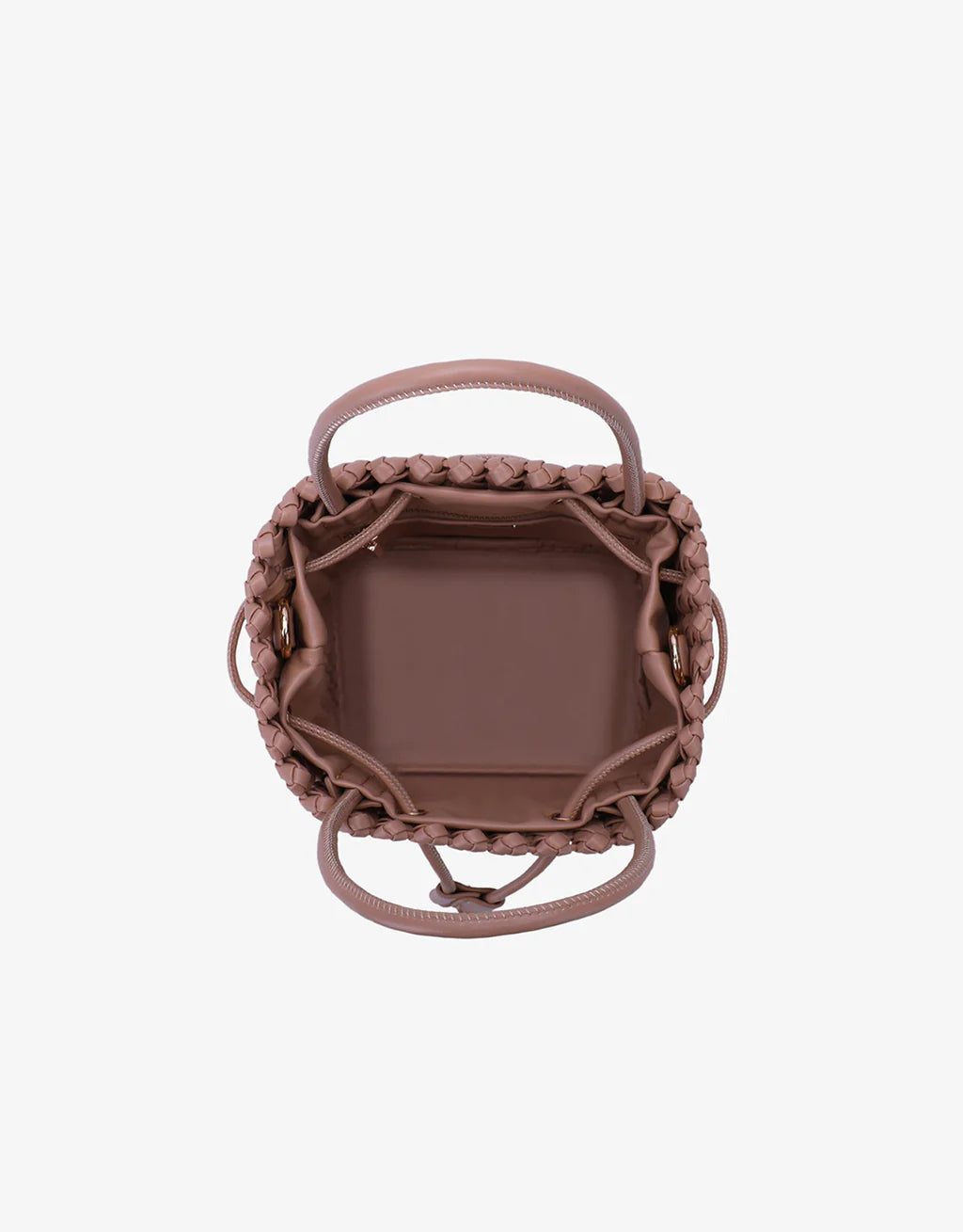PERRIE BUCKET BAG- LIGHT TAN