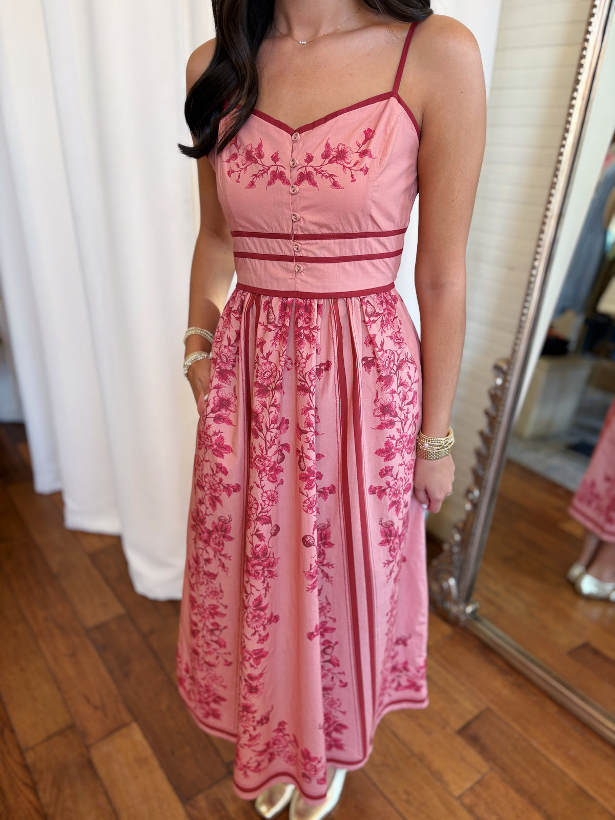 CLEOBELLA JAMIE MIDI DRESS- OREE