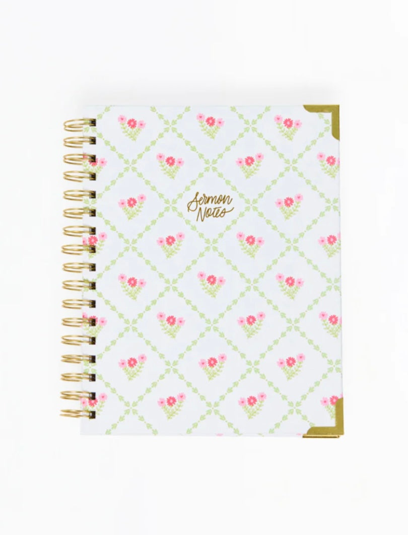 SERMON NOTES JOURNAL- COTTAGE TRELLIS