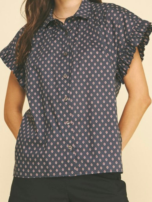 OLIVIA TOP- NAVY