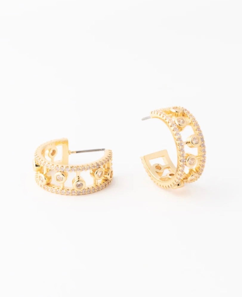 VICTORIA HOOP EARRINGS