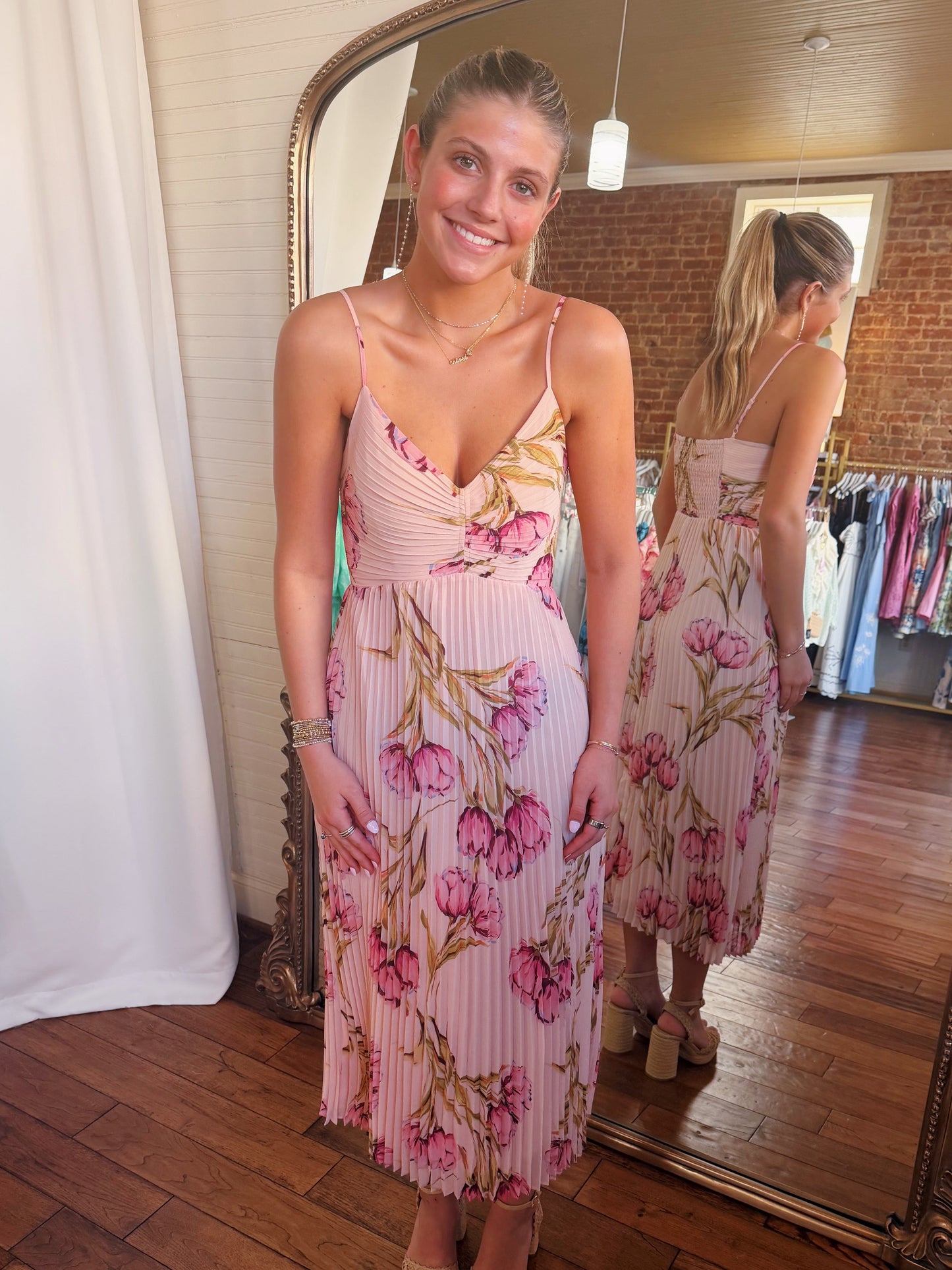 STEVE MADDEN RAY DRESS- PINK BLOSSOM