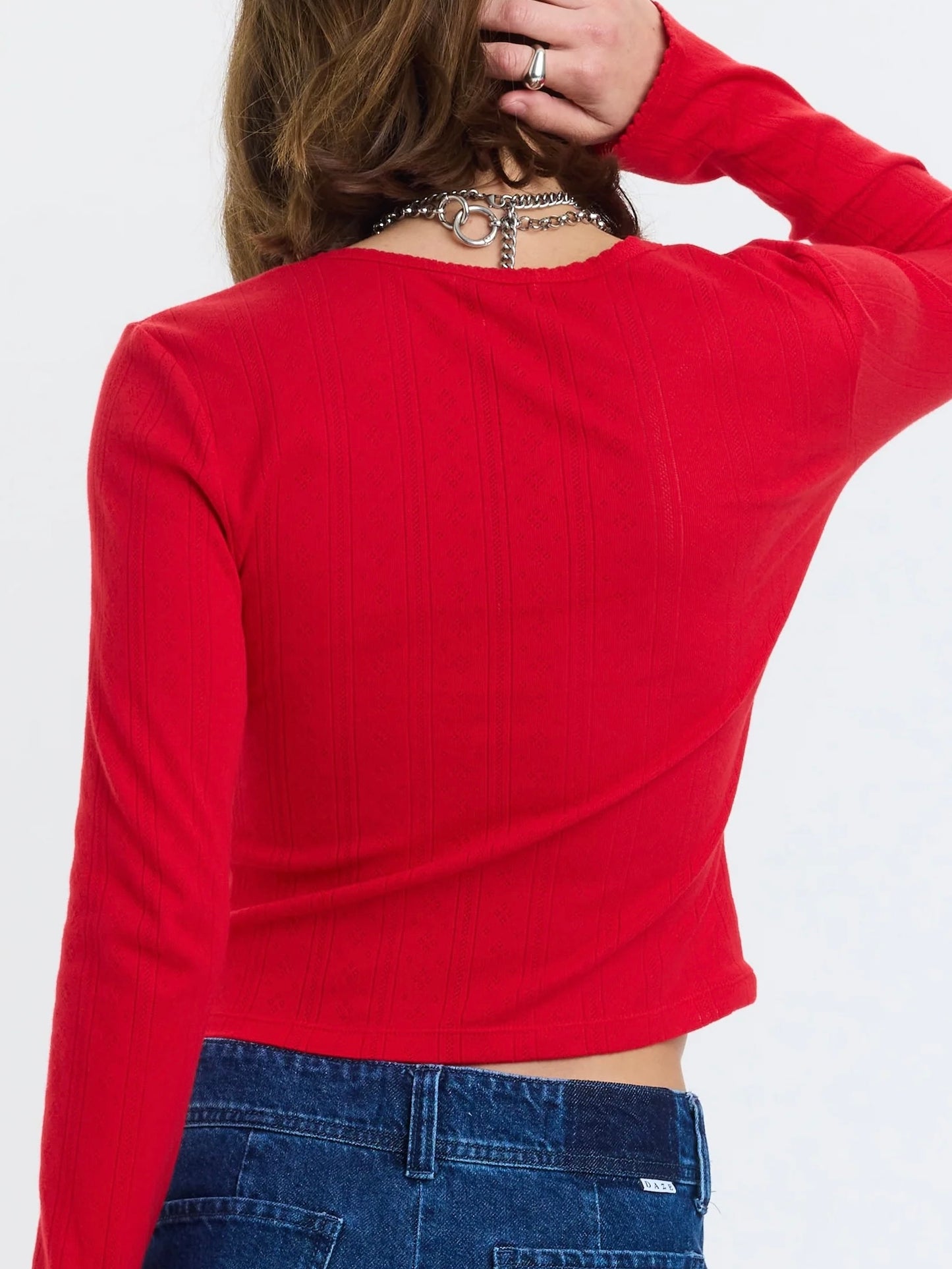 DAZE STARGAZER CARDIGAN- CHERRY BOMB
