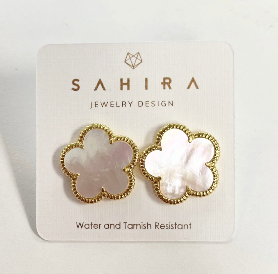 SAHIRA ADELINE CLOVER EARRINGS 20MM