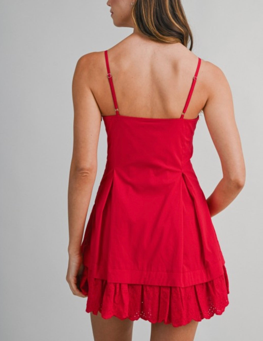 EMORY MINI DRESS- RED