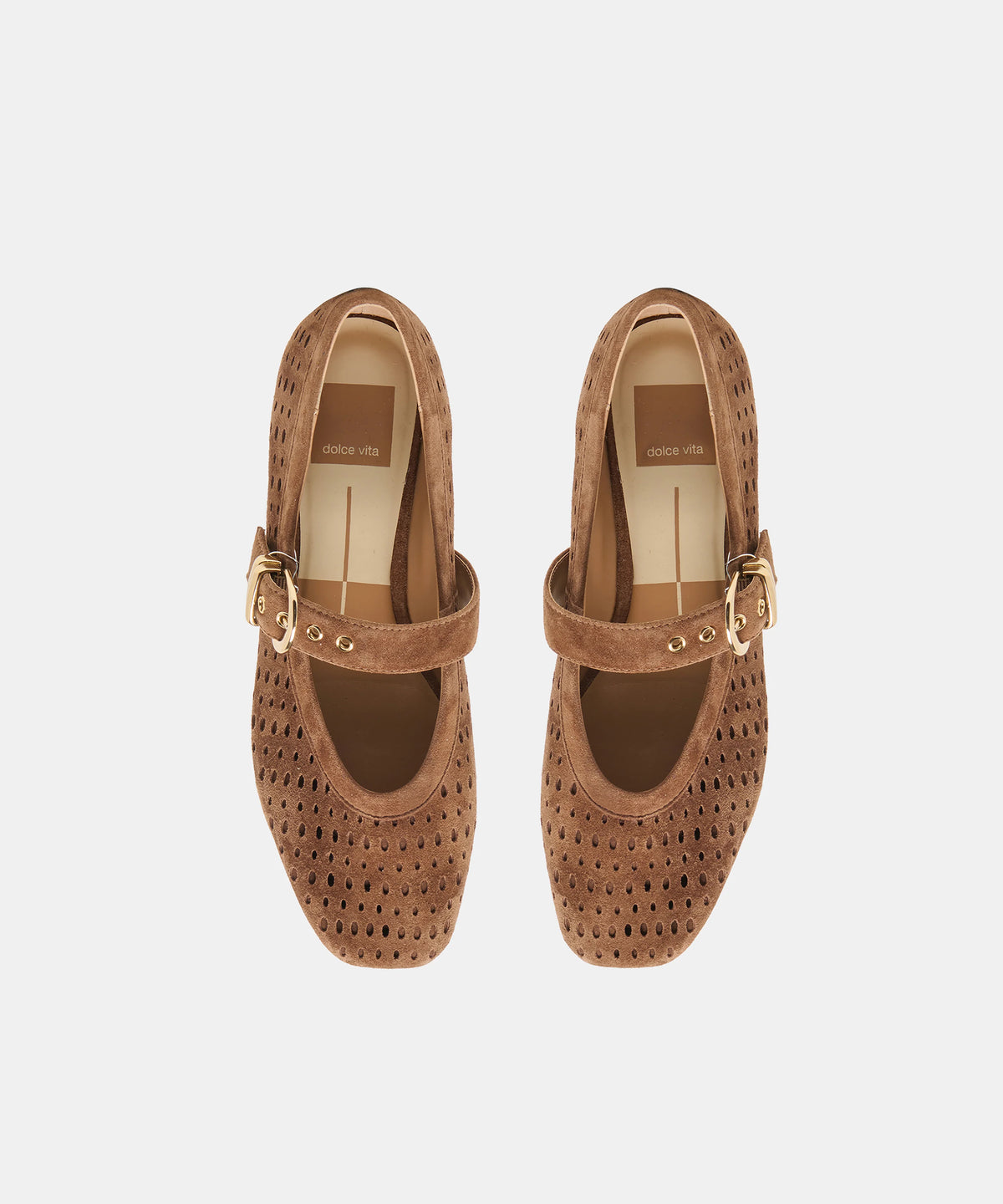 DOLCE VITA MIKELA MARY JANE FLATS- LIGHT BROWN