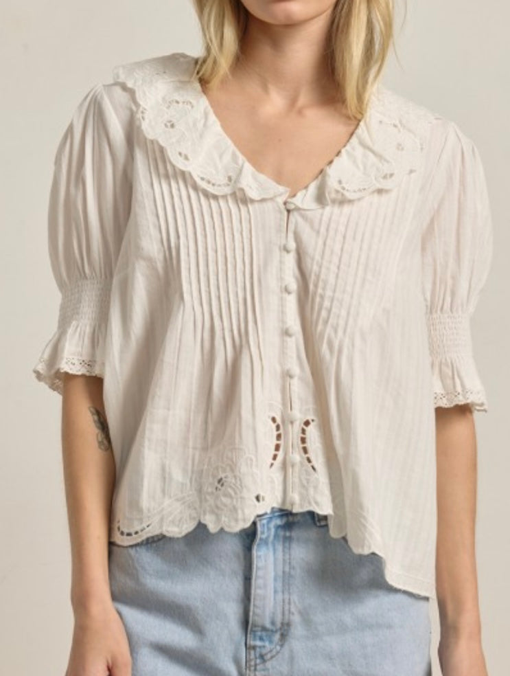 MARGARET TOP- OFF WHITE