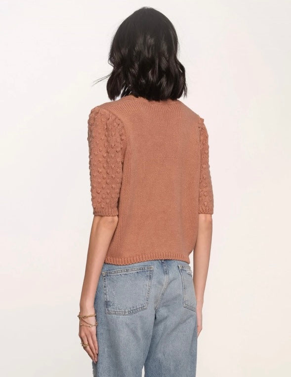 PARMINA SWEATER TOP- TAUPE