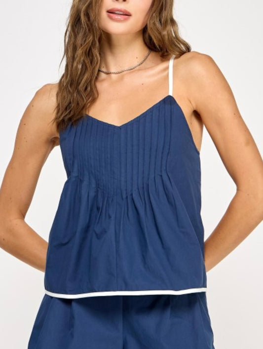 HOLLIS TOP- NAVY
