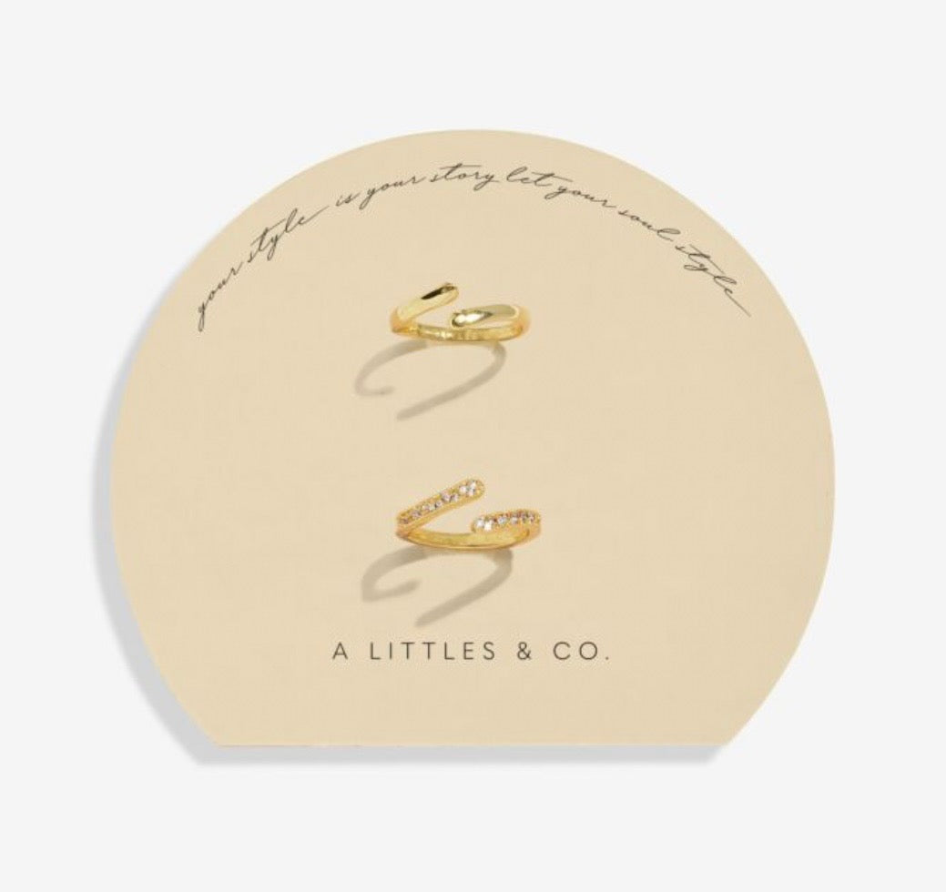 SOUL SHINE RING STACK- ORGANIC WAVE