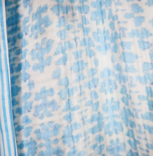 BATHROBE BLUE CHINTZ