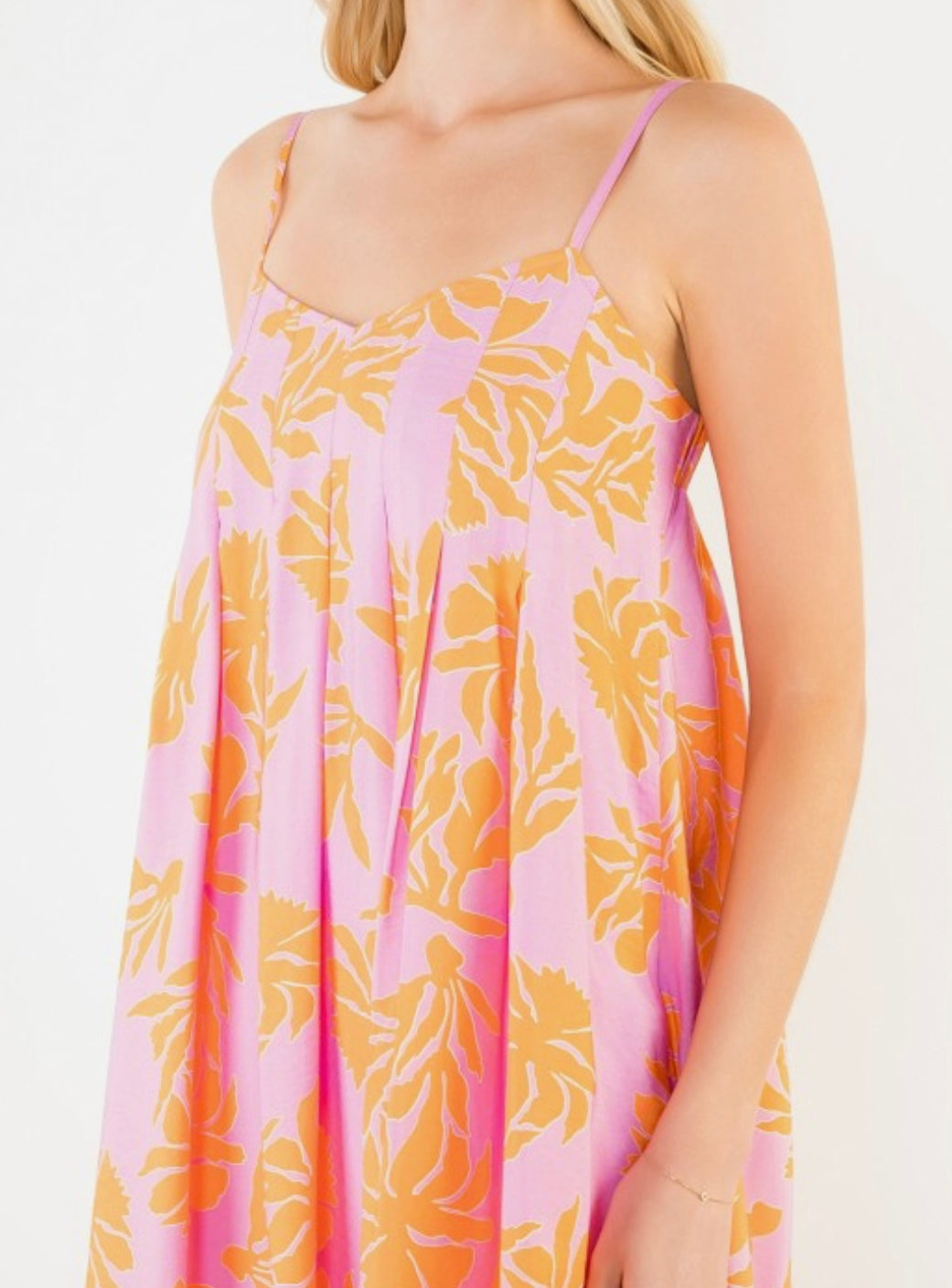 HAZEL DRESS- PINK FLORAL