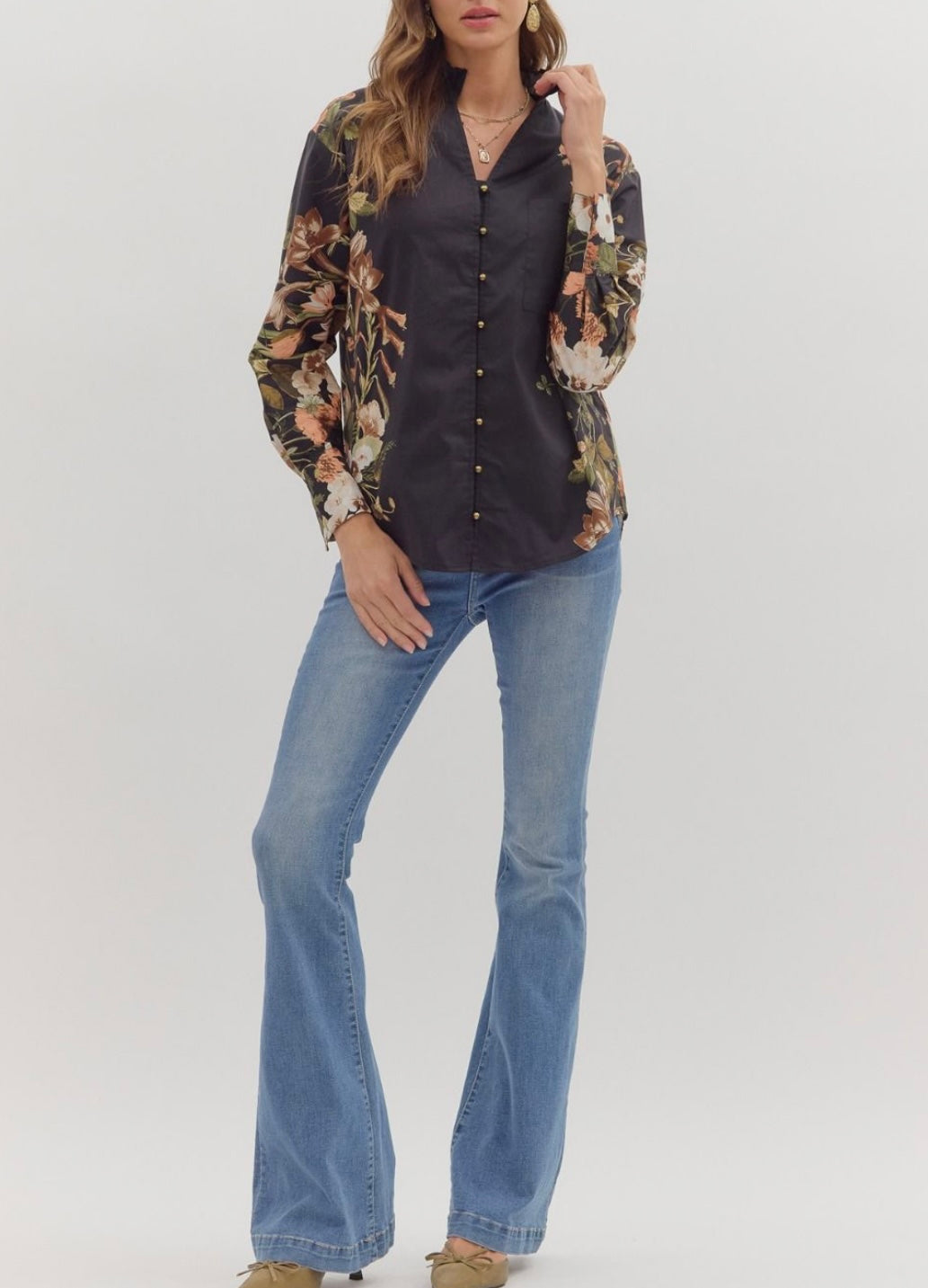 ANNA TOP- BLACK