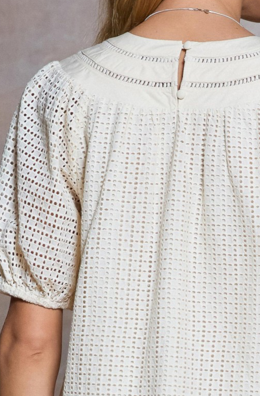 SANDERS TOP- NATURAL
